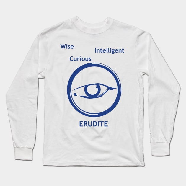 Erudite Long Sleeve T-Shirt by IllogicalBeans